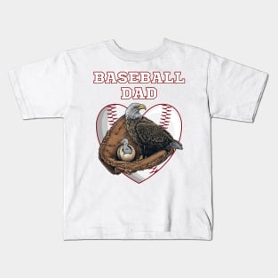 Sports in Nature Baseball Dad Kids T-Shirt